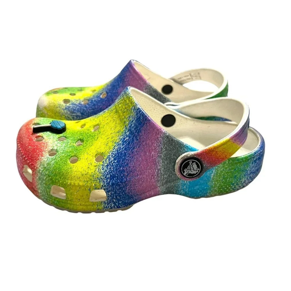 Crocs C12 Classic Spray Dye Tie Dye Clogs